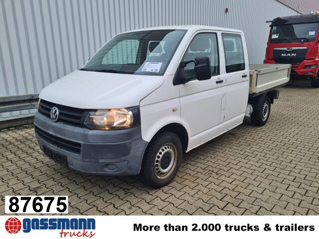 Volkswagen T5 Doka 4x2, 2.0 ltr. TDI Pritsche - شاحنة توصيل مفتوحة, الشاحنات الصغيرة كابينة مزدوجة: صورة 1 Volkswagen T5 Doka 4x2, 2.0 ltr. TDI Pritsche - شاحنة توصيل مفتوحة, الشاحنات الصغيرة كابينة مزدوجة: صورة 1