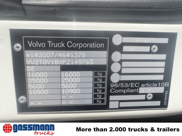 Volvo FL 280 4x4, Nebenantrieb - شاحنة بهيكل معدني للمقصورة: صورة 4 Volvo FL 280 4x4, Nebenantrieb - شاحنة بهيكل معدني للمقصورة: صورة 4