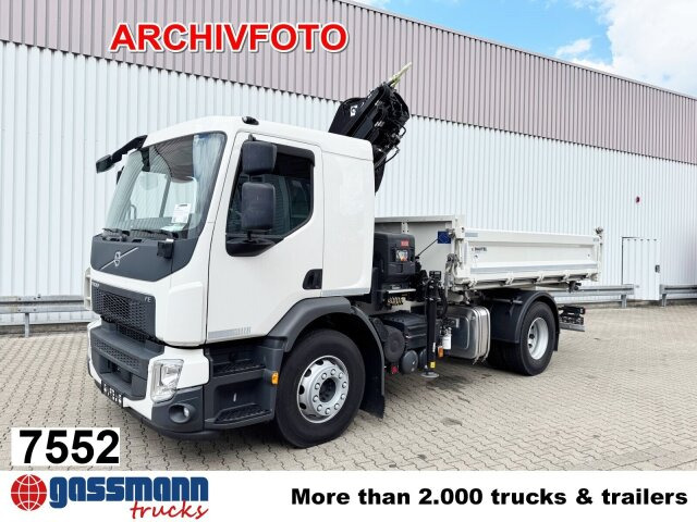 Volvo FL 280 4x4 mit 10-13 m/t Kran - شاحنة قلاب, شاحنة كرين: صورة 1 Volvo FL 280 4x4 mit 10-13 m/t Kran - شاحنة قلاب, شاحنة كرين: صورة 1