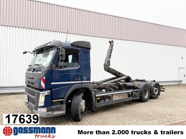 Volvo FM 410 6x2, Lenk-/Liftachse, Motorabtrieb - شاحنة برافعة خطافية: صورة 1 Volvo FM 410 6x2, Lenk-/Liftachse, Motorabtrieb - شاحنة برافعة خطافية: صورة 1
