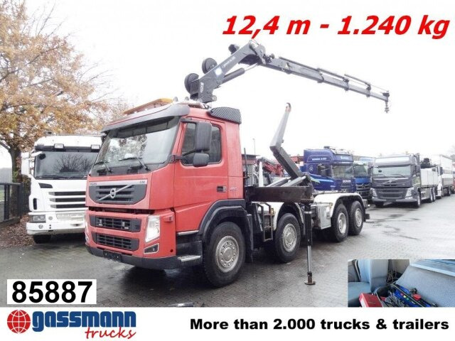 Volvo FM 460 8x2-6, Lenk-/Liftachse, Kran HMF 2020-K4, - شاحنة برافعة خطافية, شاحنة كرين: صورة 1 Volvo FM 460 8x2-6, Lenk-/Liftachse, Kran HMF 2020-K4, - شاحنة برافعة خطافية, شاحنة كرين: صورة 1