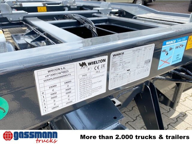 Wielton PS2P70B Abrollanhänger bis 7,25 m Behälter - مقطورة هوك ليفت/ لود لوجر: صورة 4 Wielton PS2P70B Abrollanhänger bis 7,25 m Behälter - مقطورة هوك ليفت/ لود لوجر: صورة 4