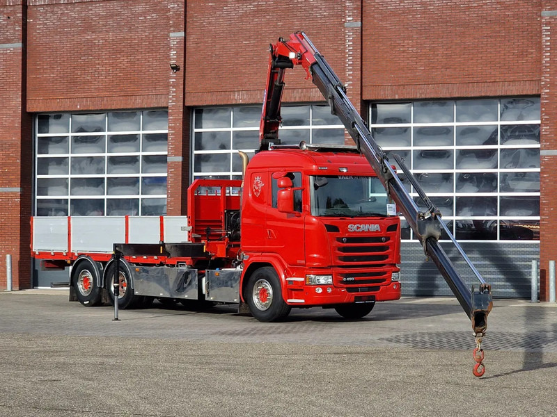 Scania G450 6x2*4 - HMF 2620 K5 Crane with remote - Retarder - Steering axle - شاحنة كرين: صورة 1 Scania G450 6x2*4 - HMF 2620 K5 Crane with remote - Retarder - Steering axle - شاحنة كرين: صورة 1