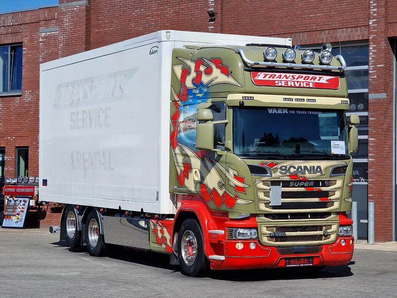 Scania R580 V8 Topline 6x2 - Box with sidedoors - Retarder - Full air - 4.55WB - شاحنة صندوقية: صورة 1 Scania R580 V8 Topline 6x2 - Box with sidedoors - Retarder - Full air - 4.55WB - شاحنة صندوقية: صورة 1