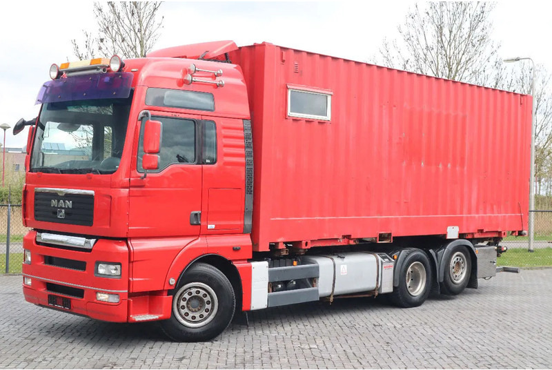 MAN TGA 26.480 | 6X2 | RETARDER | BDF | MOBILE WORKSHOP - ناقلة حاويات/ شاحنة حاويات: صورة 1 MAN TGA 26.480 | 6X2 | RETARDER | BDF | MOBILE WORKSHOP - ناقلة حاويات/ شاحنة حاويات: صورة 1