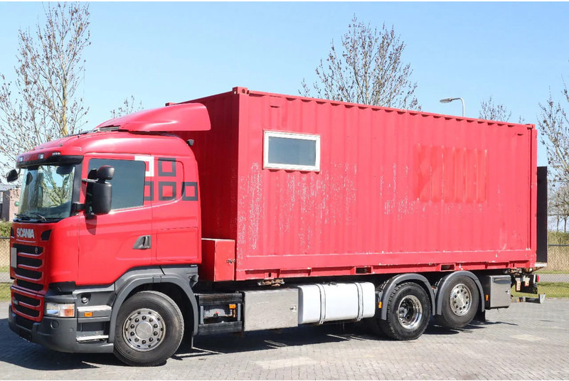 Scania R490 | 6X2 | RETARDER | BDF | MOBILE WORKSHOP | WERKSTATT - ناقلة حاويات/ شاحنة حاويات: صورة 1 Scania R490 | 6X2 | RETARDER | BDF | MOBILE WORKSHOP | WERKSTATT - ناقلة حاويات/ شاحنة حاويات: صورة 1