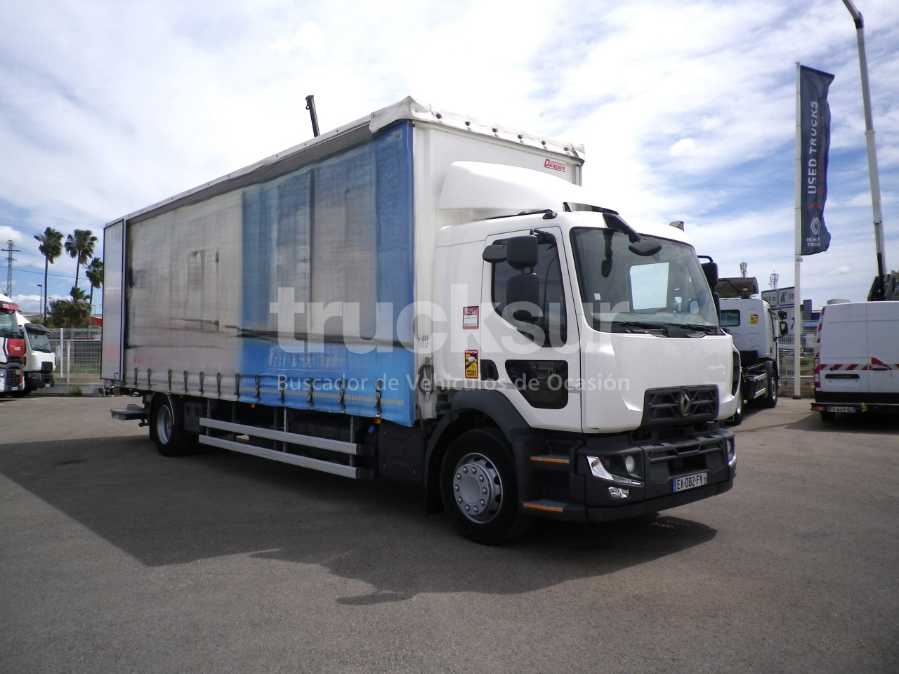 RENAULT D280.18 22P - شاحنة ذات ستائر جانبية: صورة 2 RENAULT D280.18 22P - شاحنة ذات ستائر جانبية: صورة 2