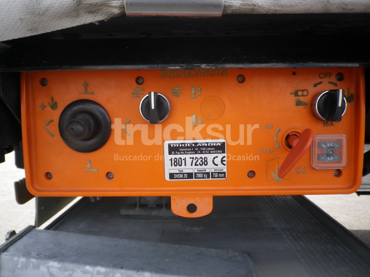 شاحنة ذات ستائر جانبية RENAULT D280.18  22P: صورة 12