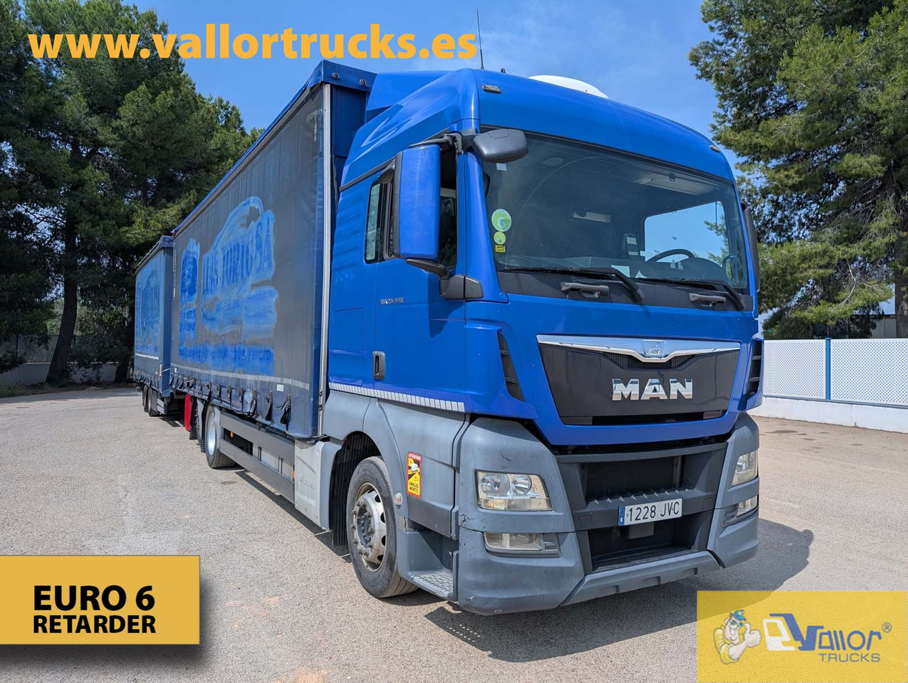 MAN TGX 26.440 - ROAD TRAIN - شاحنة ذات ستائر جانبية: صورة 2 MAN TGX 26.440 - ROAD TRAIN - شاحنة ذات ستائر جانبية: صورة 2