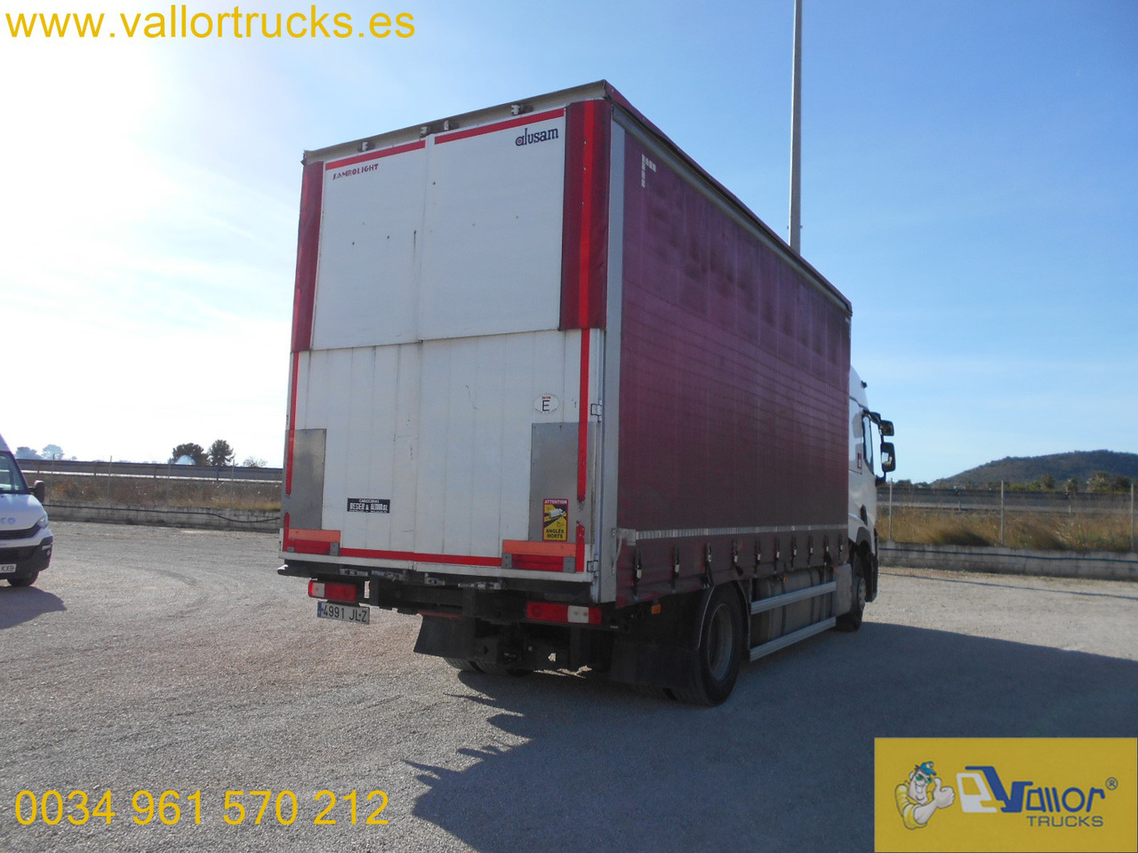 RENAULT T460 - شاحنة ذات ستائر جانبية: صورة 2 RENAULT T460 - شاحنة ذات ستائر جانبية: صورة 2