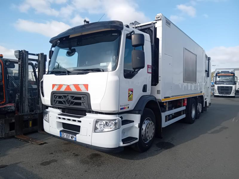 Renault D-Series 26 Wide - شاحنة قمامة: صورة 1 Renault D-Series 26 Wide - شاحنة قمامة: صورة 1