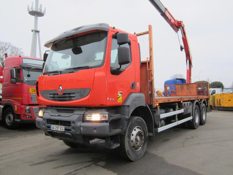 Renault Kerax 370 DXI - شاحنات مسطحة: صورة 1 Renault Kerax 370 DXI - شاحنات مسطحة: صورة 1