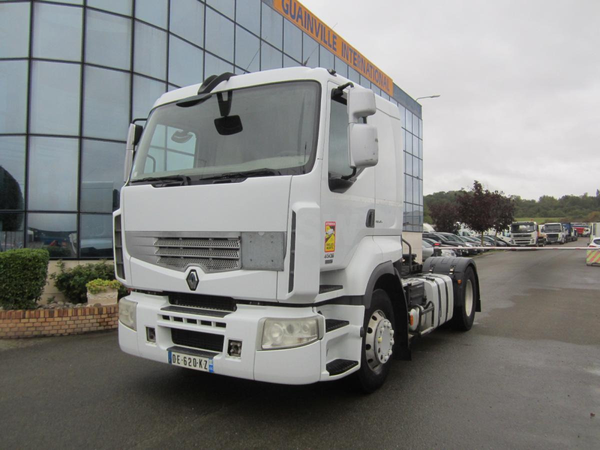 Renault Premium 450 DXI - مقطورة السحب: صورة 1 Renault Premium 450 DXI - مقطورة السحب: صورة 1