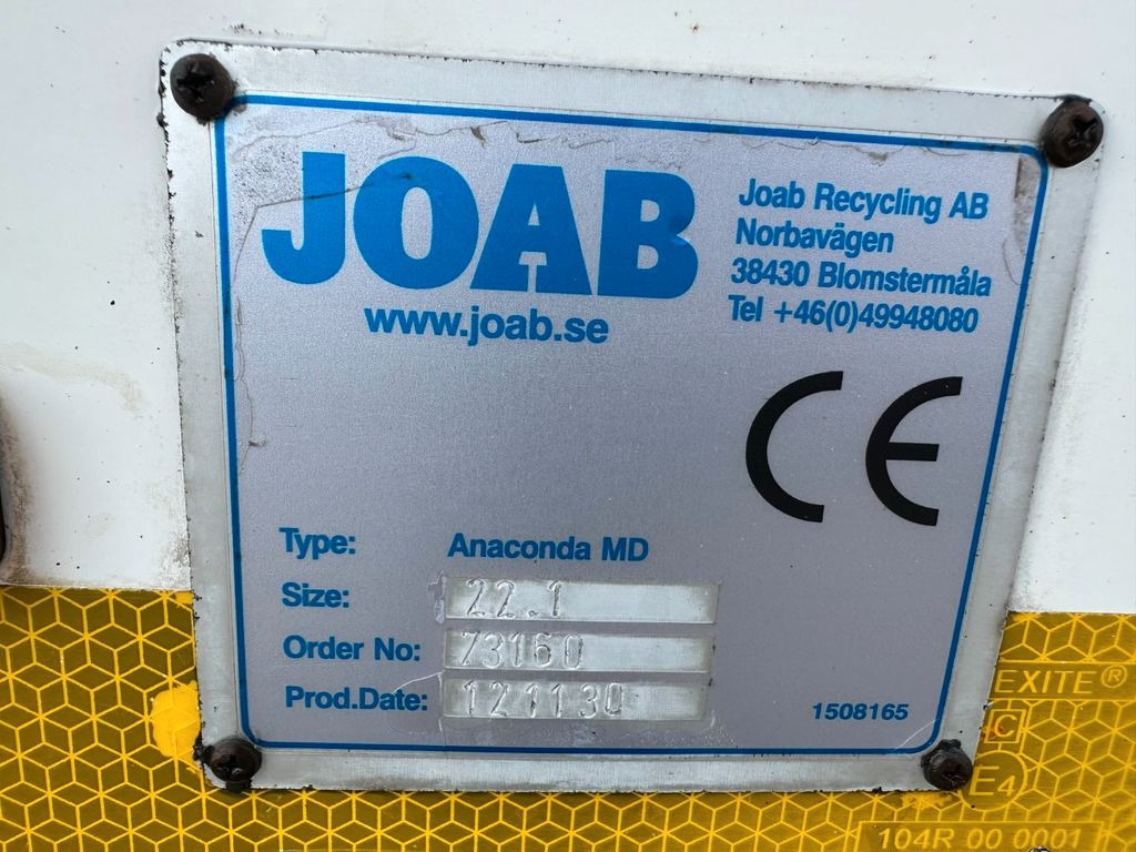 شاحنة قمامة Scania P320 6x2*4 JOAB Anaconda MD 22,1 m3 / Müllwagen Scania P320 6x2*4 JOAB Anaconda MD 22,1 m3 / Müllwagen: صورة 20