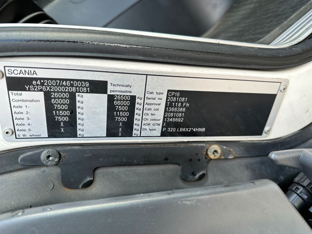 شاحنة قمامة Scania P320 6x2*4 JOAB Anaconda MD 22,1 m3 / Müllwagen Scania P320 6x2*4 JOAB Anaconda MD 22,1 m3 / Müllwagen: صورة 11