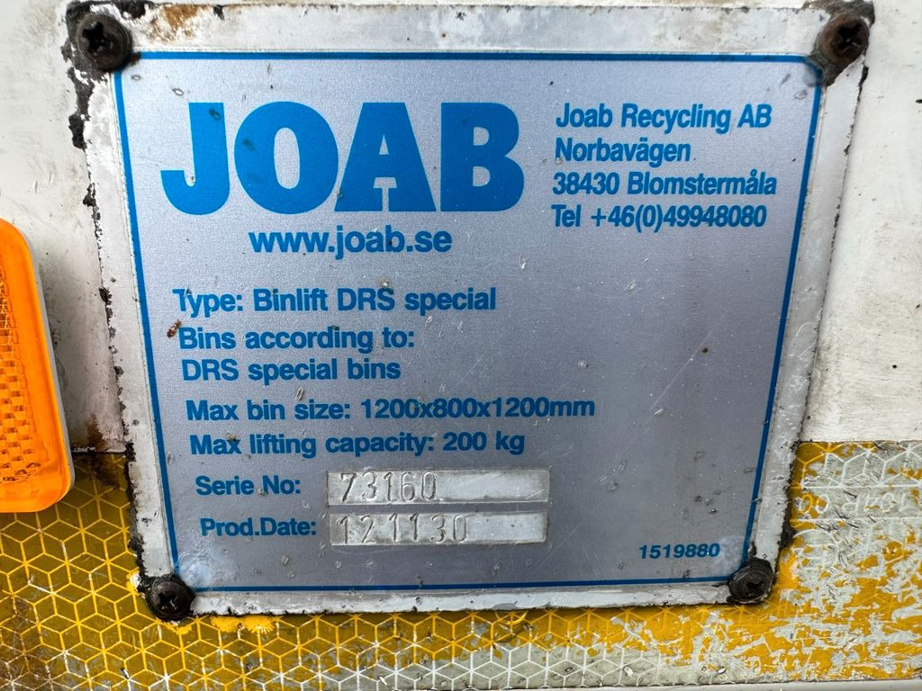 شاحنة قمامة Scania P320 6x2*4 JOAB Anaconda MD 22,1 m3 / Müllwagen Scania P320 6x2*4 JOAB Anaconda MD 22,1 m3 / Müllwagen: صورة 17