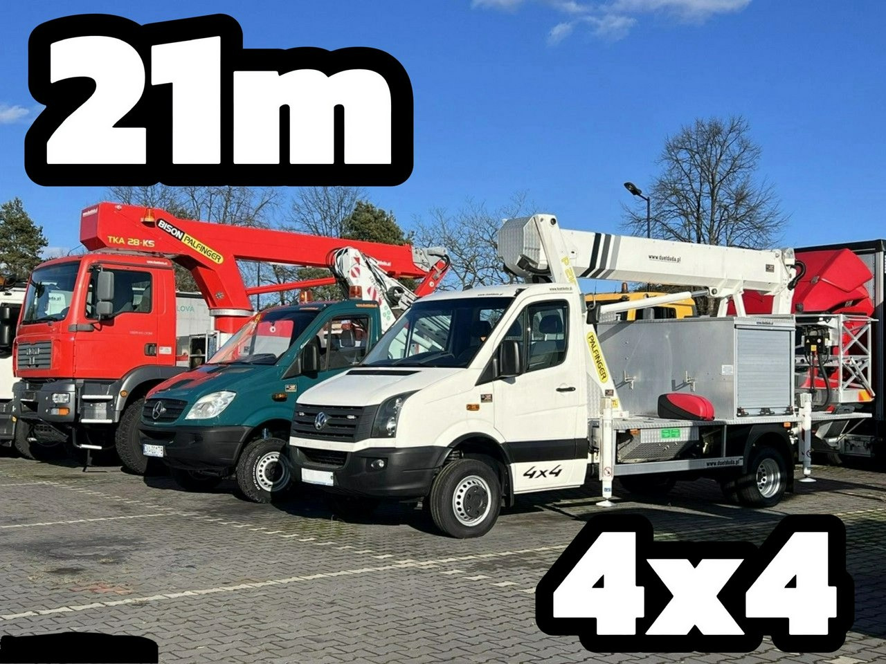 Iveco Volkswagen Crafter 4x4 Zwyżka 21m Palfinger P210BK JIP-Ogon udt - منصة محمولة مثبتة على الشاحنة: صورة 1 Iveco Volkswagen Crafter 4x4 Zwyżka 21m Palfinger P210BK JIP-Ogon udt - منصة محمولة مثبتة على الشاحنة: صورة 1
