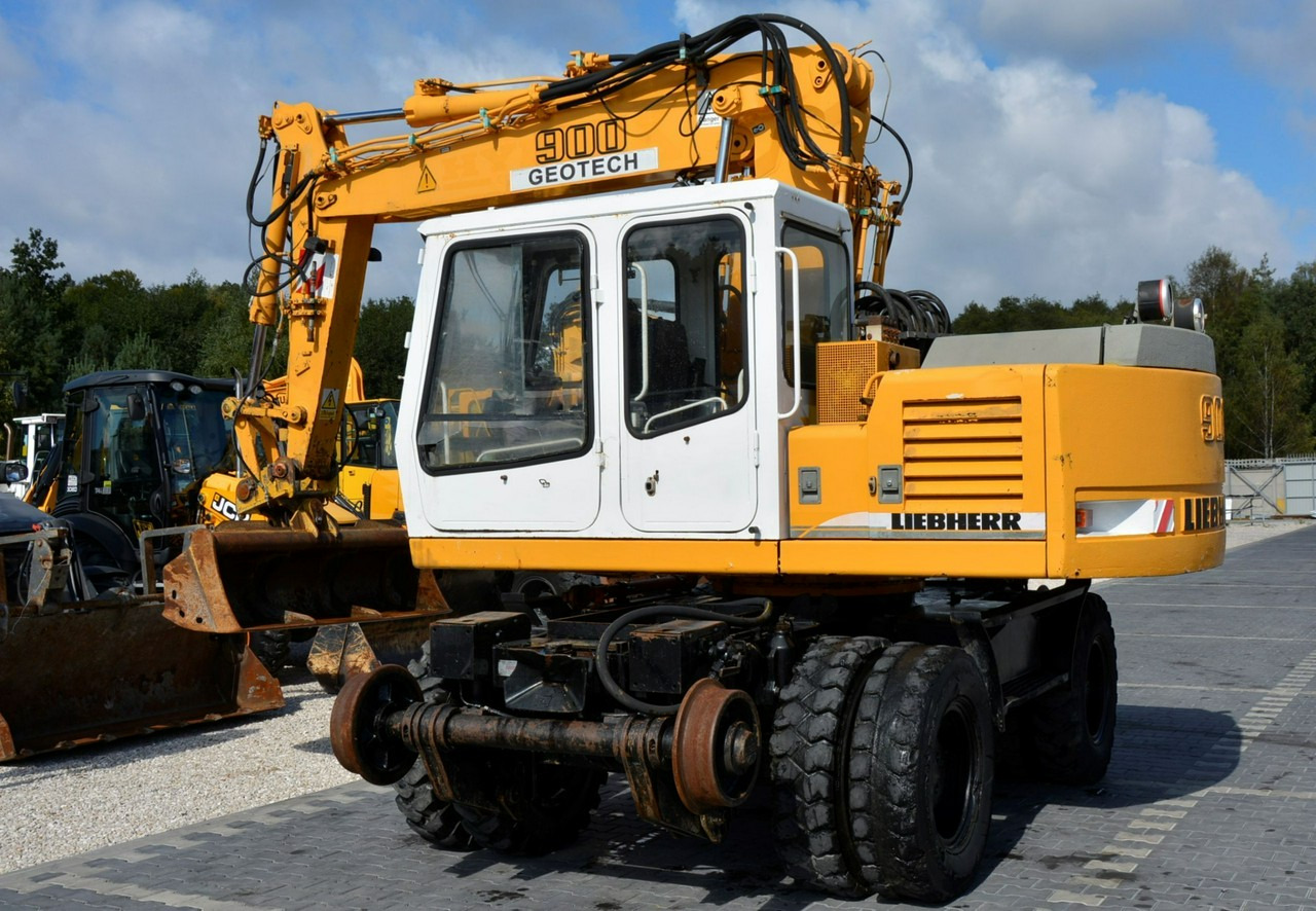 Liebherr A 900 ZW Litronic Koparka + Kolej - حفار ذو عجلات: صورة 4 Liebherr A 900 ZW Litronic Koparka + Kolej - حفار ذو عجلات: صورة 4