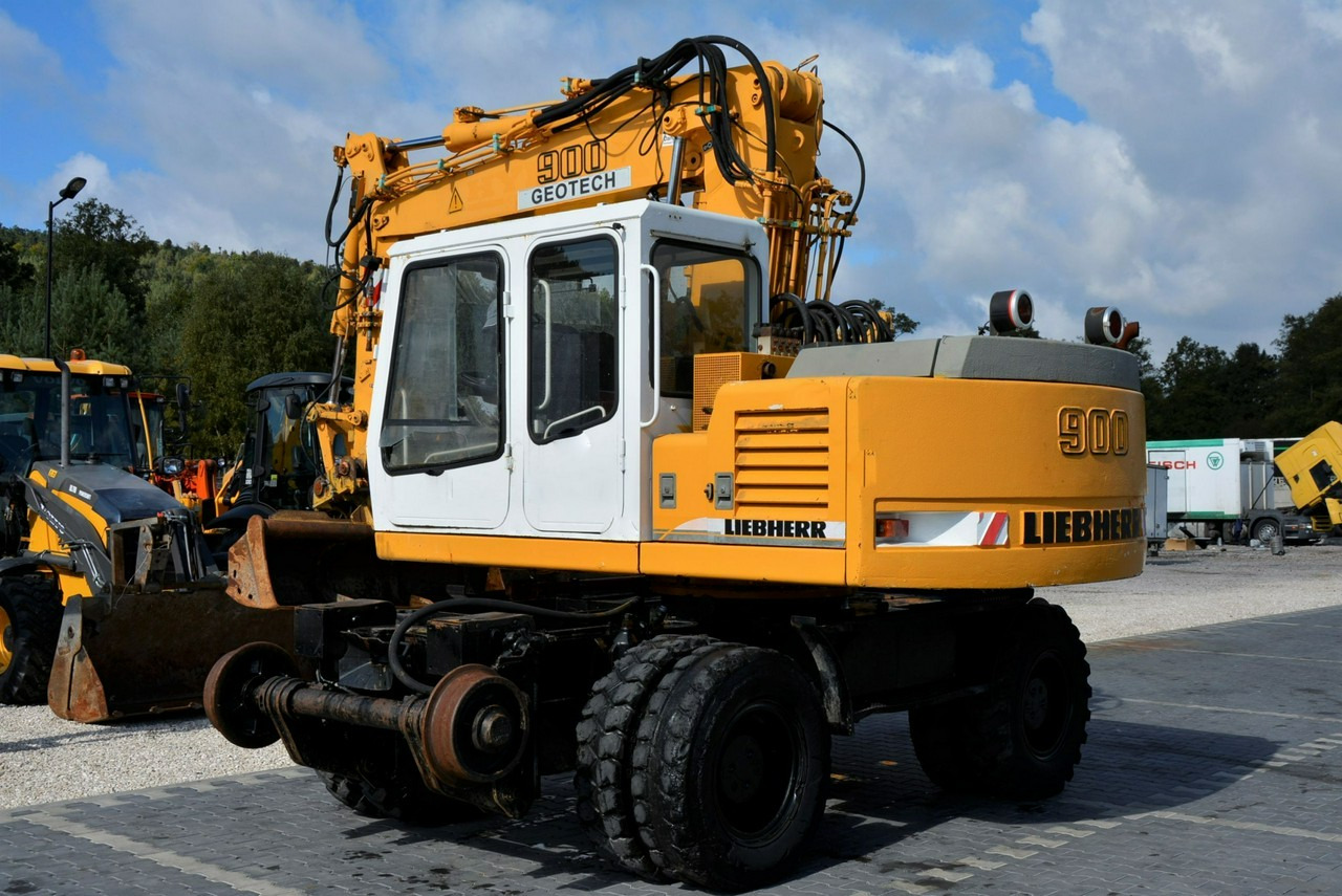 Liebherr A 900 ZW Litronic Koparka + Kolej - حفار ذو عجلات: صورة 5 Liebherr A 900 ZW Litronic Koparka + Kolej - حفار ذو عجلات: صورة 5