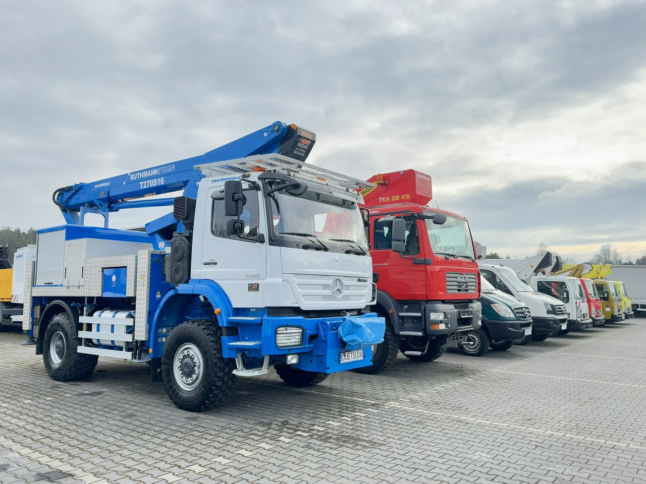 Mercedes AXOR 1829 4x4 Zwyżka RUTHMANN STEIGER T270S16 Podnośnik Koszowy - منصة محمولة مثبتة على الشاحنة: صورة 5 Mercedes AXOR 1829 4x4 Zwyżka RUTHMANN STEIGER T270S16 Podnośnik Koszowy - منصة محمولة مثبتة على الشاحنة: صورة 5