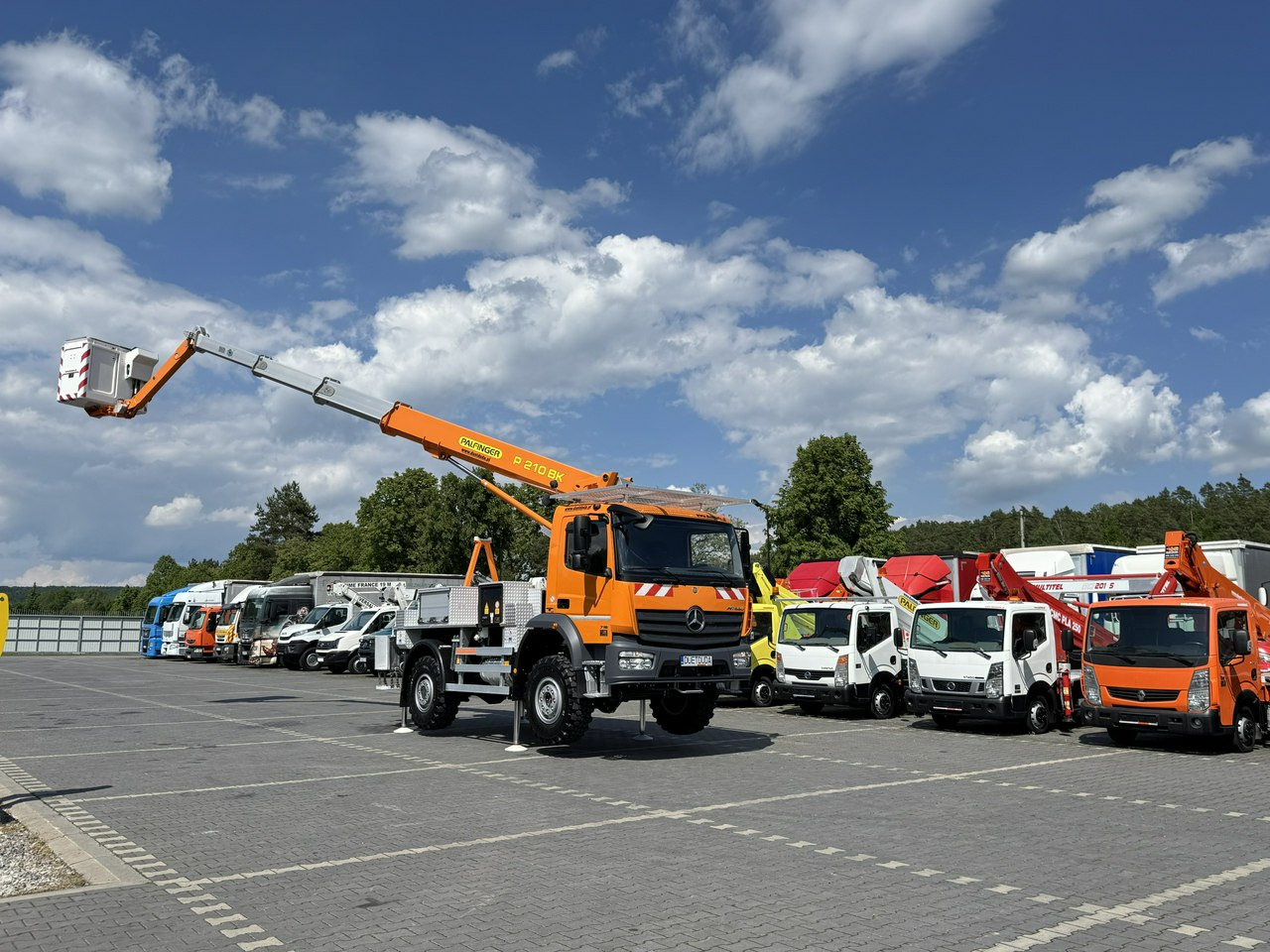 Mercedes Atego 718 E6 4x4 Zwyżka PALFINGER P210 BK Podnośnik Koszowy - منصة محمولة مثبتة على الشاحنة: صورة 4 Mercedes Atego 718 E6 4x4 Zwyżka PALFINGER P210 BK Podnośnik Koszowy - منصة محمولة مثبتة على الشاحنة: صورة 4