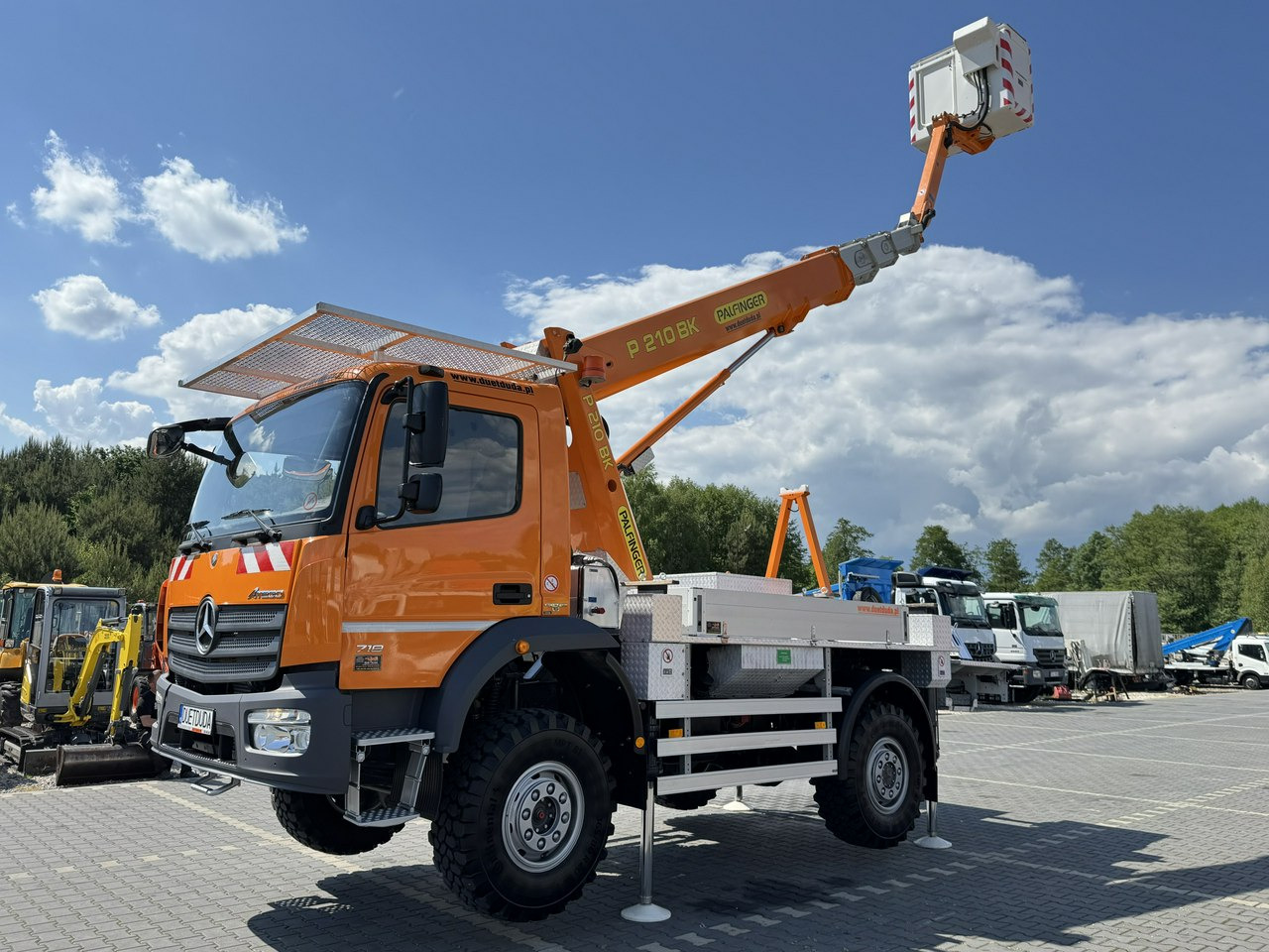 Mercedes Atego 718 E6 4x4 Zwyżka PALFINGER P210 BK Podnośnik Koszowy - منصة محمولة مثبتة على الشاحنة: صورة 3 Mercedes Atego 718 E6 4x4 Zwyżka PALFINGER P210 BK Podnośnik Koszowy - منصة محمولة مثبتة على الشاحنة: صورة 3