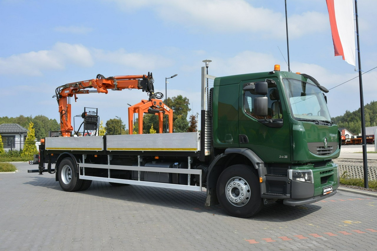 Renault Premium 180.240DXI długość Skrzyni-6.820cm + HDS TEREX TLC 92.2 - شاحنات مسطحة, شاحنة كرين: صورة 2 Renault Premium 180.240DXI długość Skrzyni-6.820cm + HDS TEREX TLC 92.2 - شاحنات مسطحة, شاحنة كرين: صورة 2