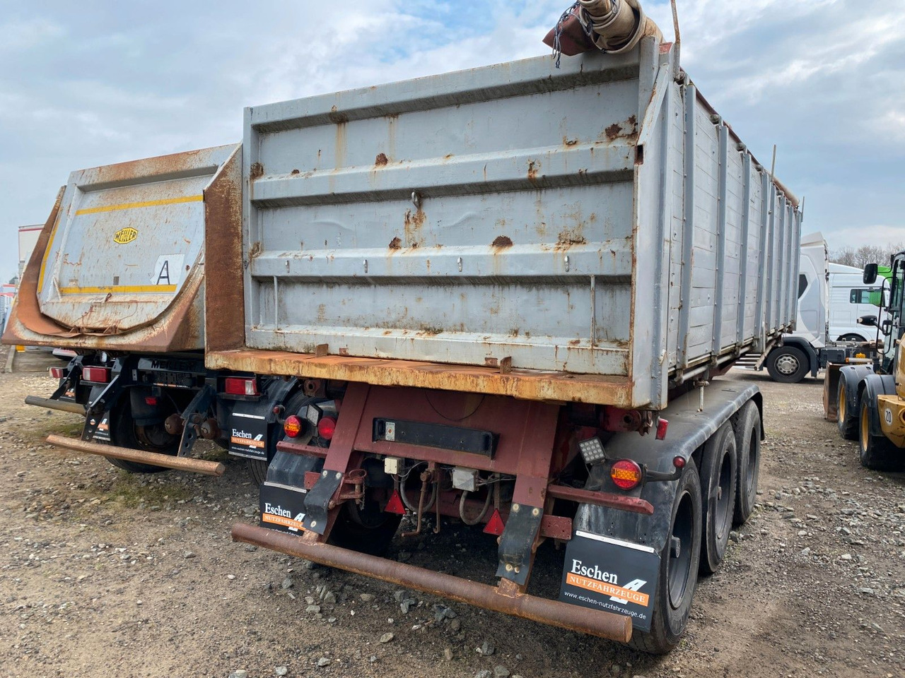 Langendorf SK 24/27 | Stahl 22m³*Luft-Lift*Rollplane*BPW - نصف مقطورة قلابة: صورة 4 Langendorf SK 24/27 | Stahl 22m³*Luft-Lift*Rollplane*BPW - نصف مقطورة قلابة: صورة 4