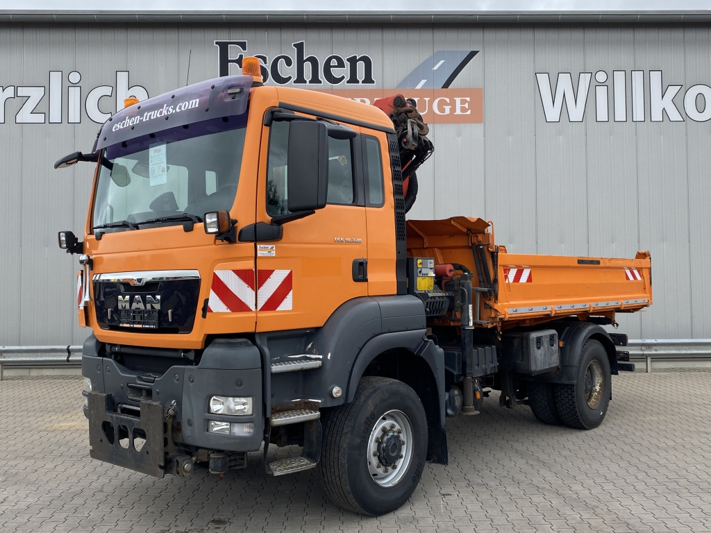 MAN TGS 18.320 4x4 BL / Kran - شاحنة قلاب, شاحنة كرين: صورة 1 MAN TGS 18.320 4x4 BL / Kran - شاحنة قلاب, شاحنة كرين: صورة 1