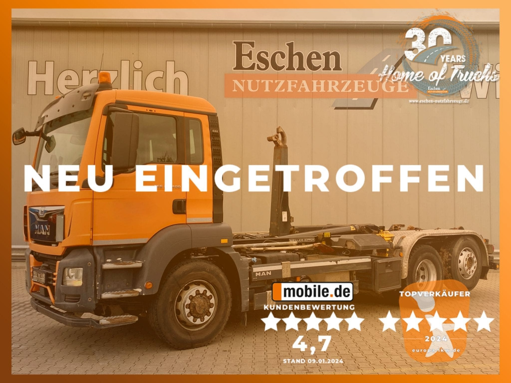 MAN TGS 26.400 6x4 H-4 BL - شاحنة برافعة خطافية: صورة 1 MAN TGS 26.400 6x4 H-4 BL - شاحنة برافعة خطافية: صورة 1