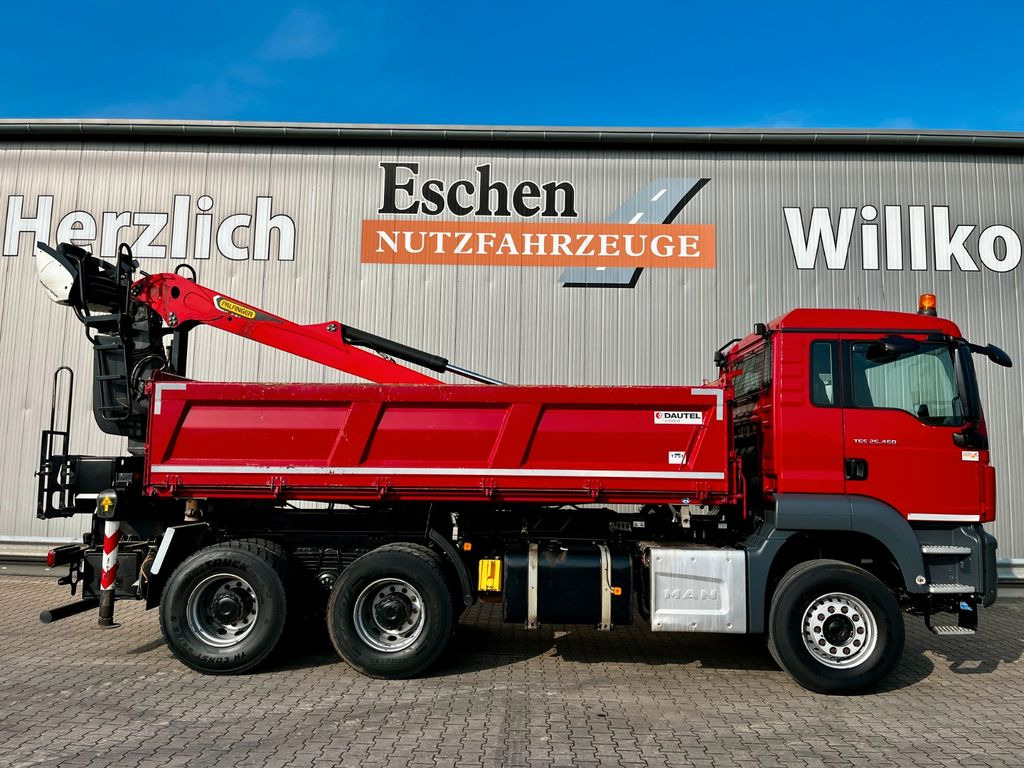 شاحنة قلاب, شاحنة كرين MAN TGS 26.460 6x4BB Palfinger M12L83 Kran Bordmatik: صورة 6