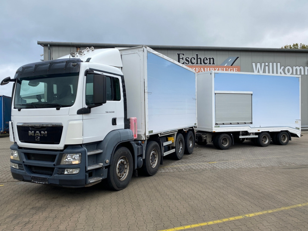 MAN TGS 41.540 8x4 BB Eichfahrzeug - شاحنة صندوقية: صورة 4 MAN TGS 41.540 8x4 BB Eichfahrzeug - شاحنة صندوقية: صورة 4