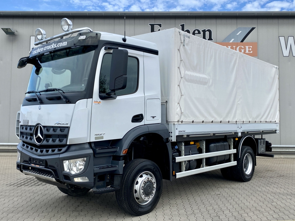 Mercedes-Benz 1827 BB A 4x4 Arocs - شاحنة ذات ستائر جانبية: صورة 1 Mercedes-Benz 1827 BB A 4x4 Arocs - شاحنة ذات ستائر جانبية: صورة 1