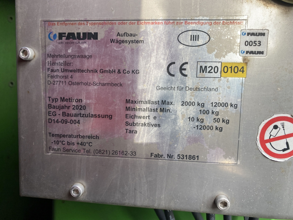 Mercedes-Benz 2533 L 6x2 - شاحنة قمامة: صورة 4 Mercedes-Benz 2533 L 6x2 - شاحنة قمامة: صورة 4