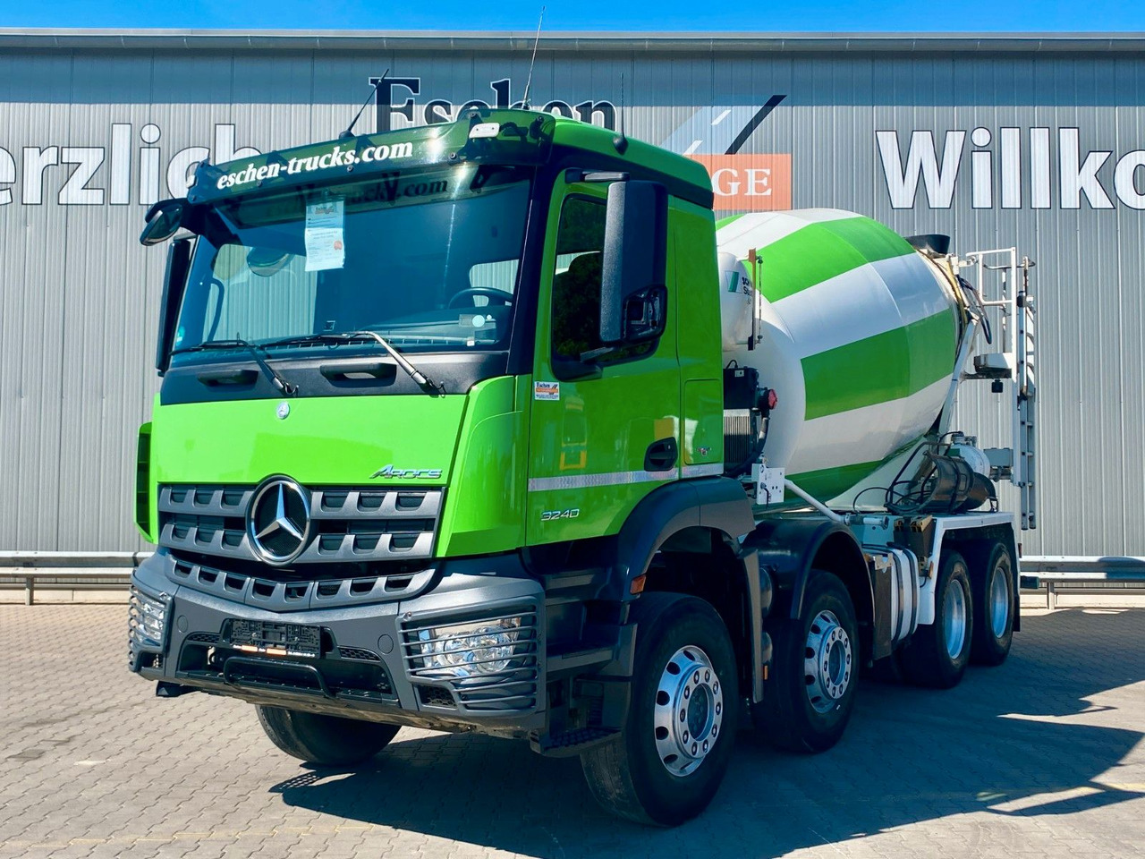Mercedes-Benz 3240 Arocs 8x4| 9m³ Stetter*Navi*Klima*ASR*Blatt - شاحنة خلاطة خرسانة: صورة 1 Mercedes-Benz 3240 Arocs 8x4| 9m³ Stetter*Navi*Klima*ASR*Blatt - شاحنة خلاطة خرسانة: صورة 1