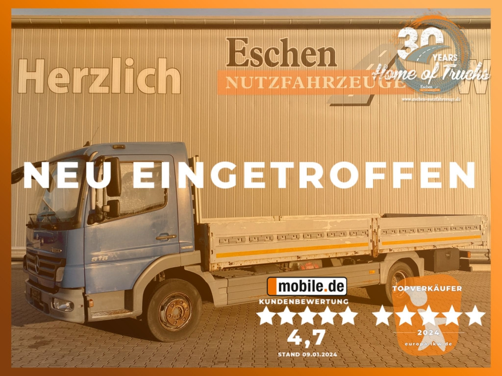 Mercedes-Benz 818 Atego - شاحنات مسطحة: صورة 1 Mercedes-Benz 818 Atego - شاحنات مسطحة: صورة 1