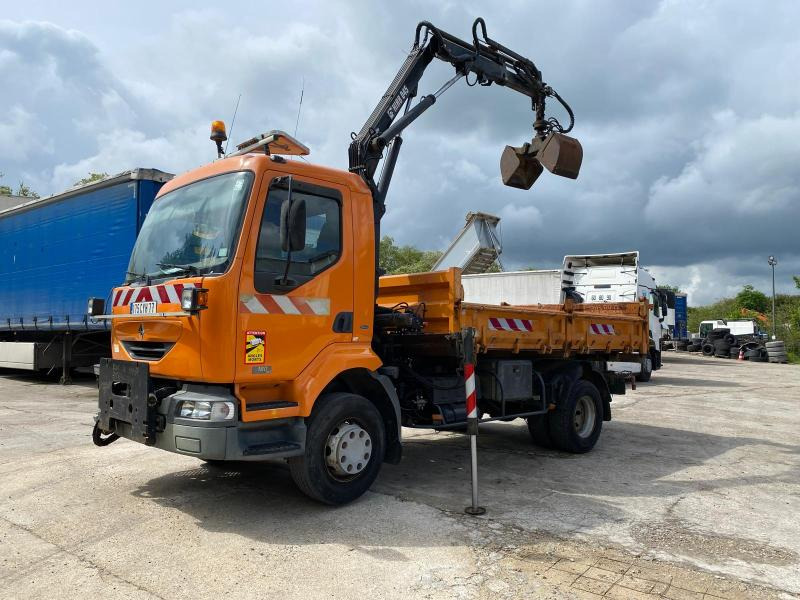 Renault Midlum 180 - شاحنة قلاب, شاحنة كرين: صورة 5 Renault Midlum 180 - شاحنة قلاب, شاحنة كرين: صورة 5