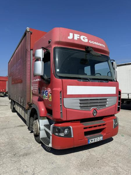 Renault Premium 450 - شاحنة ذات ستائر جانبية: صورة 1 Renault Premium 450 - شاحنة ذات ستائر جانبية: صورة 1