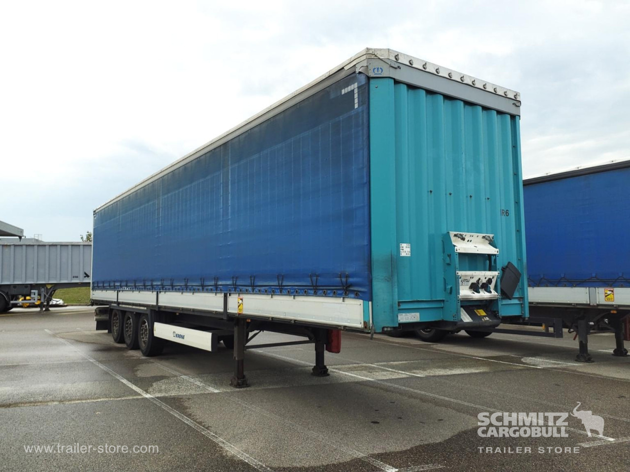 KRONE Curtainsider Dropside - نصف مقطورة بستائر جانبية: صورة 1 KRONE Curtainsider Dropside - نصف مقطورة بستائر جانبية: صورة 1