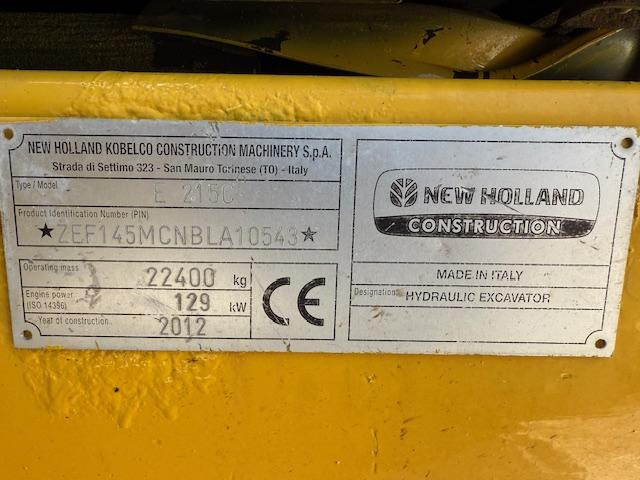 New Holland Kobelco E 215 C - حفار زاحف: صورة 5 New Holland Kobelco E 215 C - حفار زاحف: صورة 5