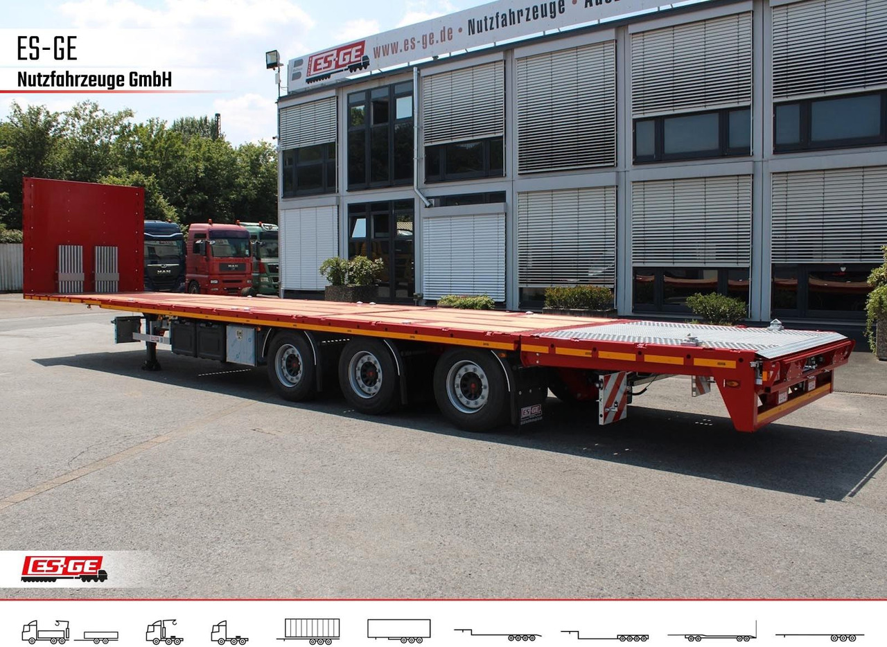 نصف مقطورة مسطحة ES-GE 3-Achs Megatrailer, hydr. Heckabsenkung: صورة 10 نصف مقطورة مسطحة ES-GE 3-Achs Megatrailer, hydr. Heckabsenkung: صورة 10