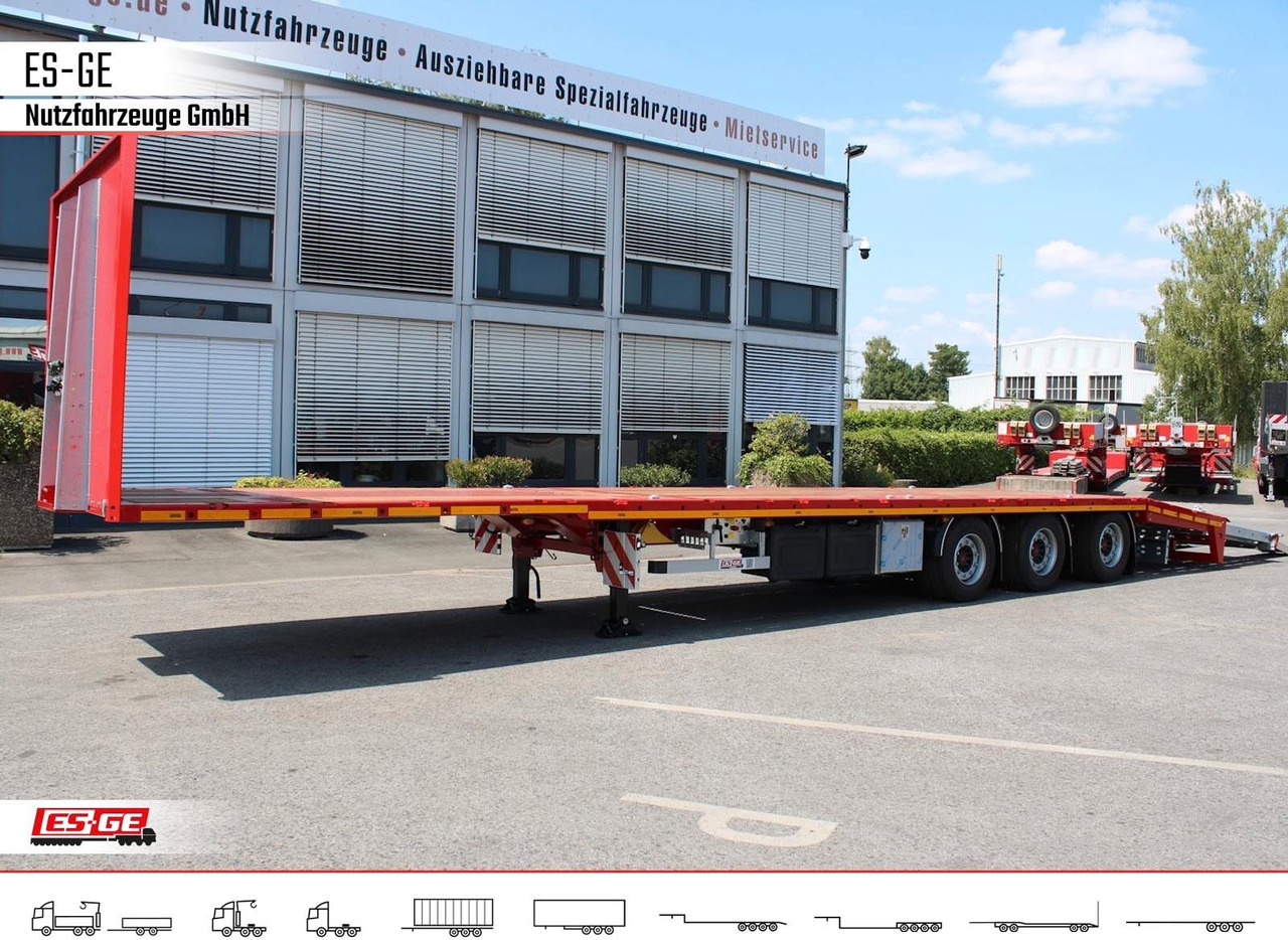 نصف مقطورة مسطحة ES-GE 3-Achs Megatrailer, hydr. Heckabsenkung: صورة 9 نصف مقطورة مسطحة ES-GE 3-Achs Megatrailer, hydr. Heckabsenkung: صورة 9