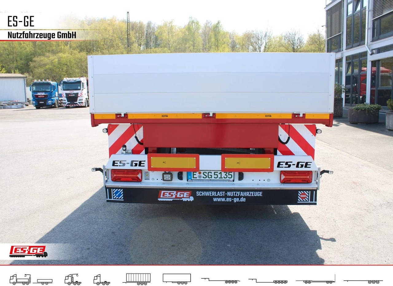نصف مقطورة مسطحة ES-GE 3-Achs Sattelanhänger -Bordwände: صورة 6