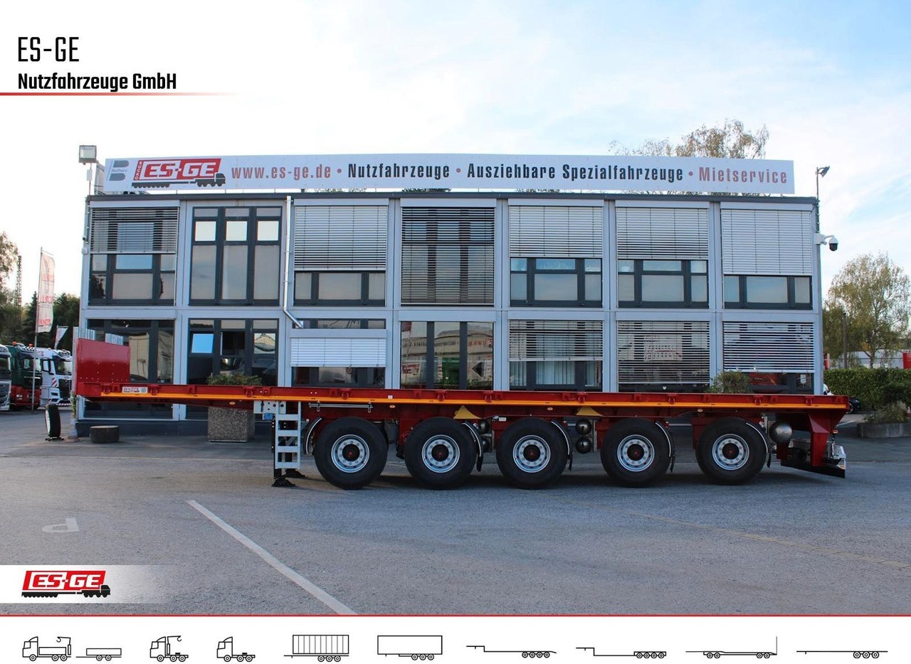 ES-GE 5-Achs-Ballastauflieger - نصف مقطورة مسطحة: صورة 2 ES-GE 5-Achs-Ballastauflieger - نصف مقطورة مسطحة: صورة 2