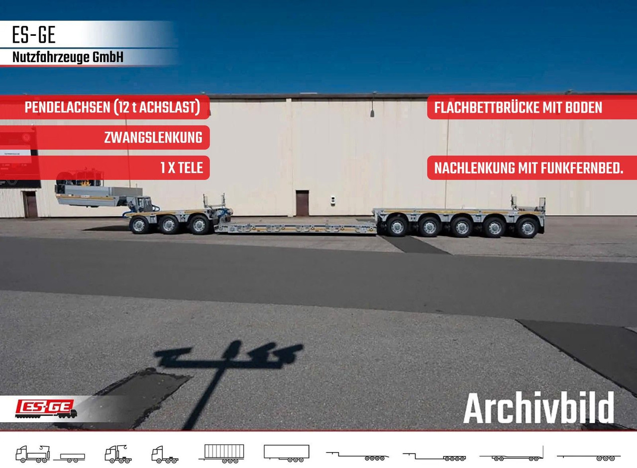 Faymonville MAX Trailer 3+5 Tiefbett Kombination ATX - نصف مقطورة بلودر منخفض: صورة 1 Faymonville MAX Trailer 3+5 Tiefbett Kombination ATX - نصف مقطورة بلودر منخفض: صورة 1