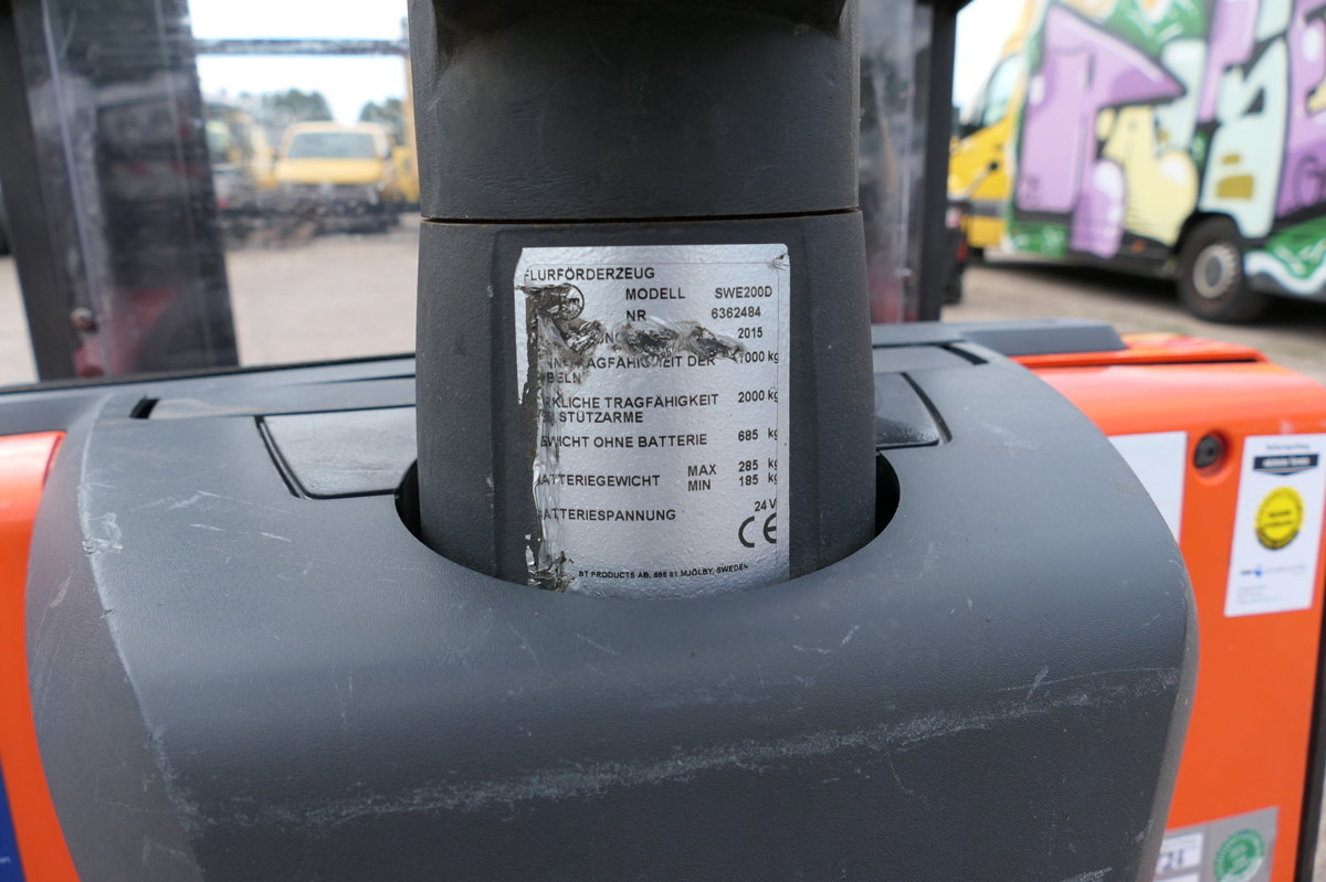 شاحنة نقل الطبالي BT SWE 200D Batterie 28/2023: صورة 6 شاحنة نقل الطبالي BT SWE 200D Batterie 28/2023: صورة 6