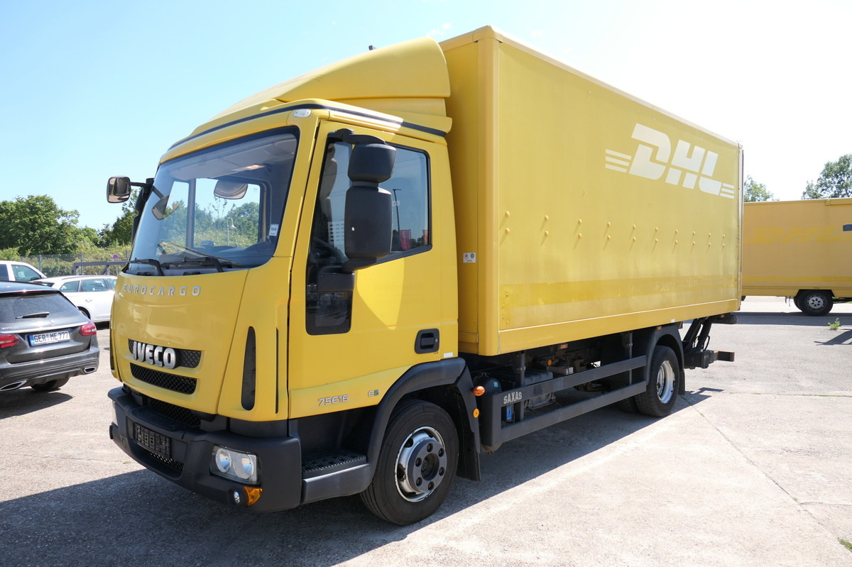 IVECO EuroCargo ML 75 E 16 P LBW LUFT AUTOMATIK COC EU - شاحنة بصندوق مغلق: صورة 1 IVECO EuroCargo ML 75 E 16 P LBW LUFT AUTOMATIK COC EU - شاحنة بصندوق مغلق: صورة 1