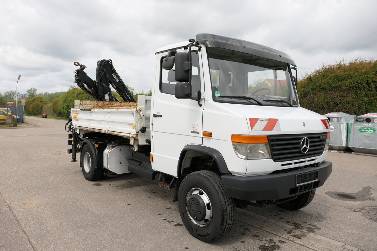 MERCEDES-BENZ Vario 816D mit Ladekran 3 Sitzer Standheizung HI - قلاب صغير: صورة 3 MERCEDES-BENZ Vario 816D mit Ladekran 3 Sitzer Standheizung HI - قلاب صغير: صورة 3