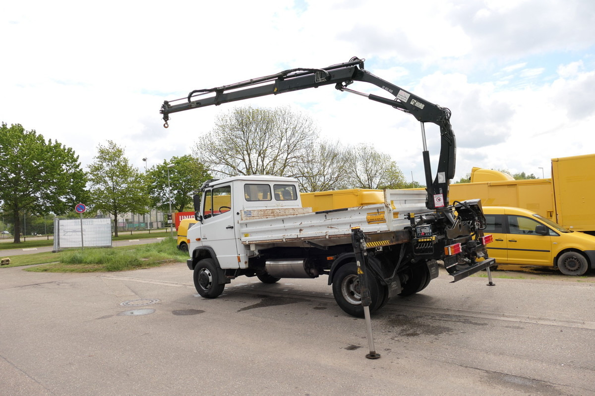 MERCEDES-BENZ Vario 816D mit Ladekran 3 Sitzer Standheizung HI - قلاب صغير: صورة 1 MERCEDES-BENZ Vario 816D mit Ladekran 3 Sitzer Standheizung HI - قلاب صغير: صورة 1