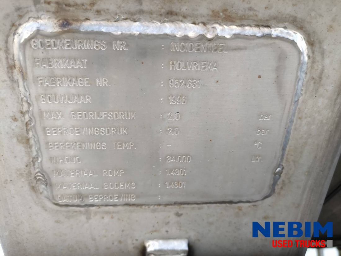 Burg BPO 12 28 Z - 34.000ltr - نصف مقطورة صهريج: صورة 5 Burg BPO 12 28 Z - 34.000ltr - نصف مقطورة صهريج: صورة 5